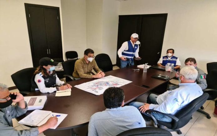 TAM-137-2020.-Gobierno de Tamaulipas se coordina con CILA y CONAGUA para mitigar el flujo de agua del Rio Bravo (6)