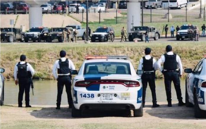 El simulacro del operativo