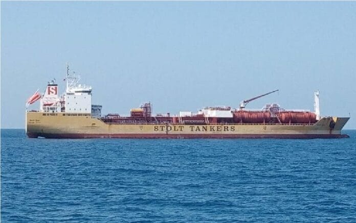 Los tripulantes del buque Stolt Sun con bandera de Islas Caimán fueron puestos en cuarentena