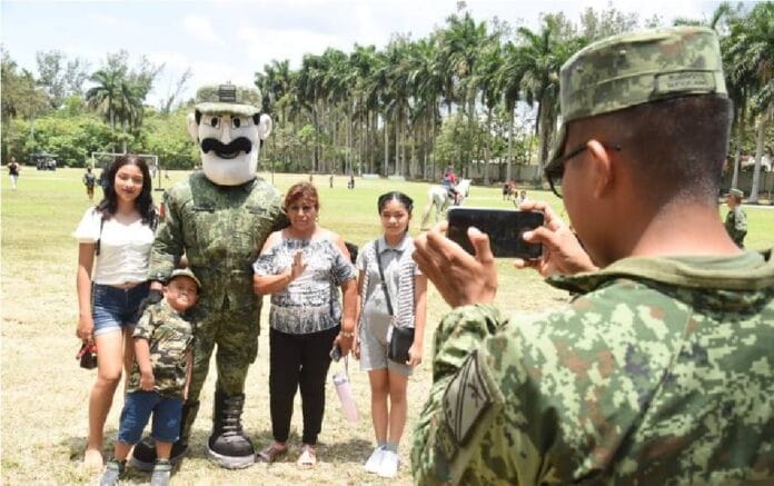 Familias del sur de Tamaulipas conviven con militares