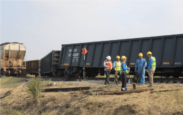 Se descarrila el tren en la zona centro de Altamira