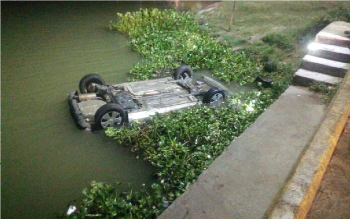 Taxista se sale del camino y muere ahogado en la laguna Champayán de Altamira