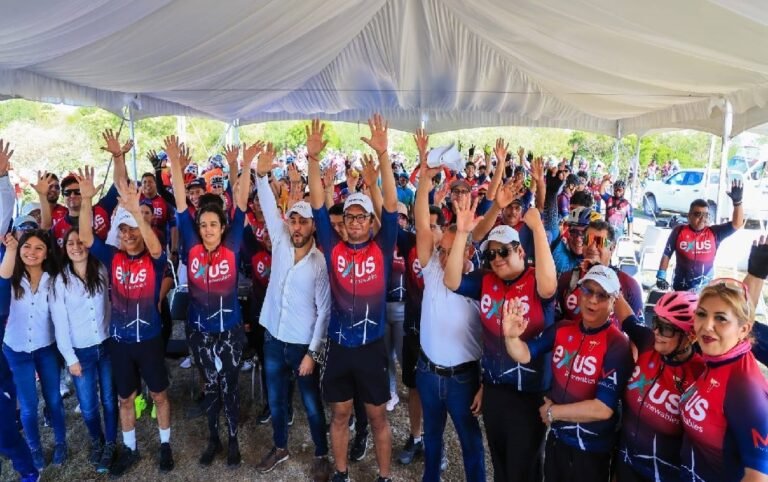 Con carrera ciclista celebran Día Mundial del Viento