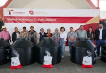 SEBIEN realiza gira por Hidalgo y Mainero para entrega de apoyos