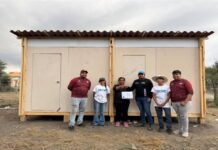 Construyen viviendas progresivas para familias en situación vulnerable en Villa de Casas