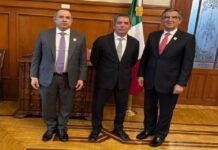 Gobernador se reune con secretario de Hacienda federal Edgar Amador Zamora