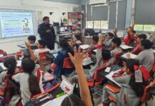 Imparten taller sobre prevención de delitos cibernéticos a estudiantes de primaria