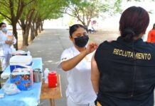 SSPT e ISSSTE llevan a cabo campaña de vacunación contra el sarampión