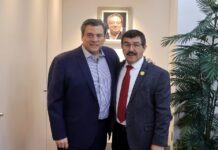 Se reúne Rector de la UAT con presidente del Consejo Mundial de Boxeo