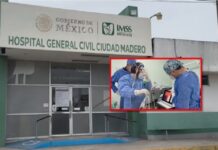 Realizan con éxito cirugía de traquea en IMSS Madero