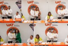 Rector Dámaso Anaya reconoce excelencia académica de egresados UAT en el EGEL