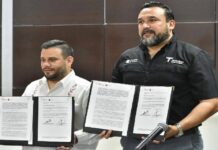 Secretaría de Turismo firma convenio con Protección Civil Estatal