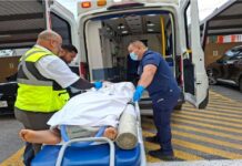 Trasladan a paciente pediátrico al Hospital Infantil