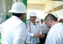 Gobernador supervisa avance de la planta de pirólisis