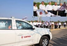 Gobierno de Tamaulipas entrega parque vehicular a la COEPRIS