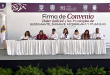 Firman convenio IDPET y Poder Judicial con municipios del altiplano