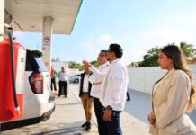 Gobernador supervisa operaciones de la Gasolinera del Pueblo