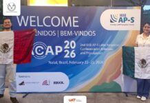 Alumnos de la UAT presentan proyectos científicos de alto impacto tecnológico en Brasil