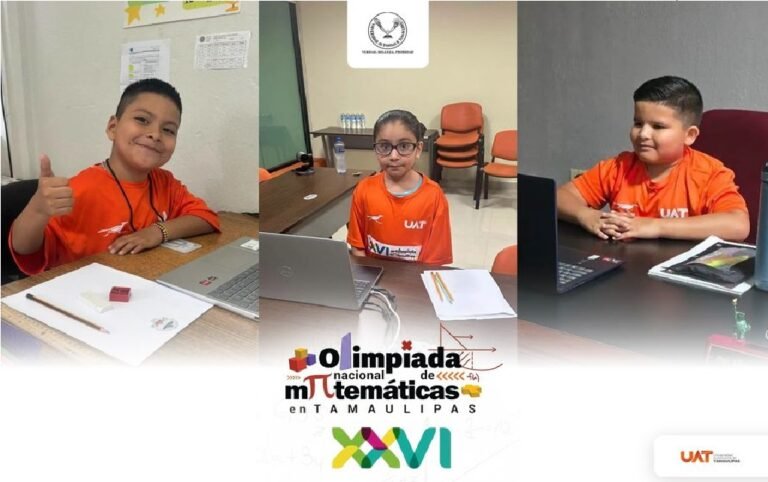 Destacada participación de menores tamaulipecos en Olimpiada Nacional de Matemáticas