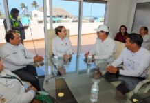 Visita Secretaria de Salud módulos de atención a turistas y centros de salud en Madero