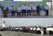 SET participa en jornada de limpieza en Playa Bagdad