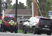 Cinco detenidos en persecución con volcadura en Brownsville