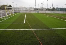 Con nuevas canchas de fútbol rápido, impulsan práctica deportiva en Matamoros