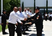 Entregan constancias a personal egresado del 20° bloque del Curso de Medicina Táctica Policial