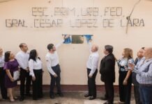 Alcalde Alberto Granados encabeza celebración del 50 aniversario de Primaria «César López de Lara»
