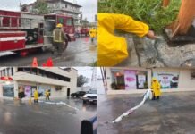 Se registran en Matamoros fuertes vientos y lluvias