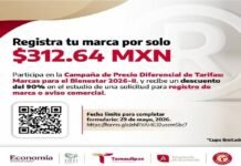 Promueven descuento del 90% en registro de marcas