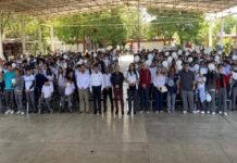 Llevan a cabo en CBTIS 119 jornada “Paz, Cultura y Fútbol”