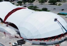 Concha Acústica del Parque Olímpico vuelve a brillar con los trabajos de rehabilitación