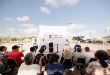 Alcalde supervisa rehabilitación de área deportiva en Infonavit Los Ángeles