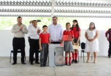 Llevan beneficios a planteles de educación básica en Tamaulipas
