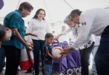 Brigada de atención integral llevan Américo y María de Villarreal a familias de Nuevo Morelos