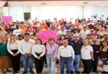Familias de Camargo y Miguel Alemán reciben apoyos sociales de SEBIEN