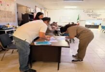 Presentan exámenes de primaria y secundaria 28 PPLs del CEDES Reynosa