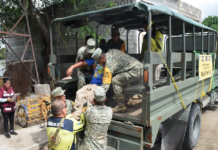 Realizan simulacro por inundación en colonia Vicente Guerrero
