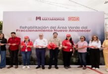 Rehabilitan área verde del fraccionamiento Nuevo Amanecer