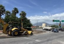 Realizan adecuaciones viales para mayor fluidez vehicular en Cd. Victoria