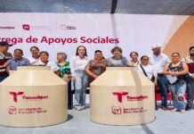 Familias de Nuevo Laredo beneficiadas con apoyos sociales de SEBIEN
