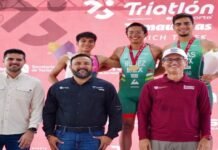 Conquistan el Triatlón Tamaulipas Eduardo Núñez y Fernanda Salazar