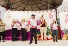 Dan Banderazo al programa «Mercadito Móvil a Bajo Costo» en la colonia Sección 16