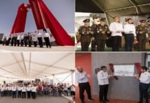 Inauguran Gobernador Américo Villarreal y alcalde Alberto Granados la exposición “La Gran Fuerza de México”