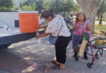 Refuerza PC operativos carrusel de hidratación en Nuevo Laredo