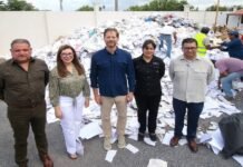 Ponen en marcha programa de reciclaje de papel