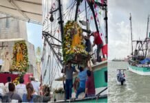 Cientos participan en Procesión Náutica de la Virgen del Carmen