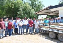 Entregan apoyos pecuarios a productores de Güémez