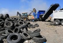 Matamoros rebasa las 80 mil llantas trituradas